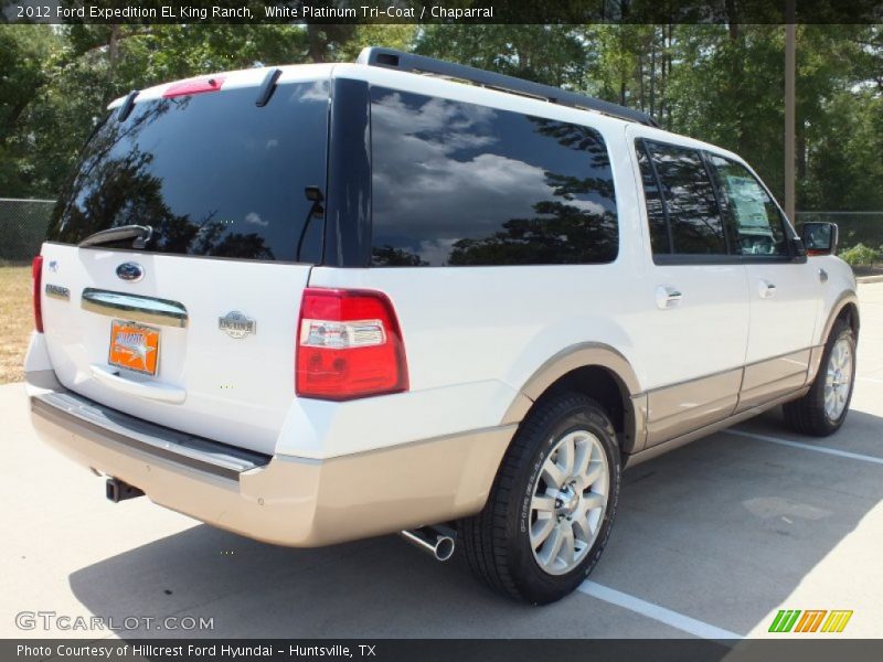White Platinum Tri-Coat / Chaparral 2012 Ford Expedition EL King Ranch