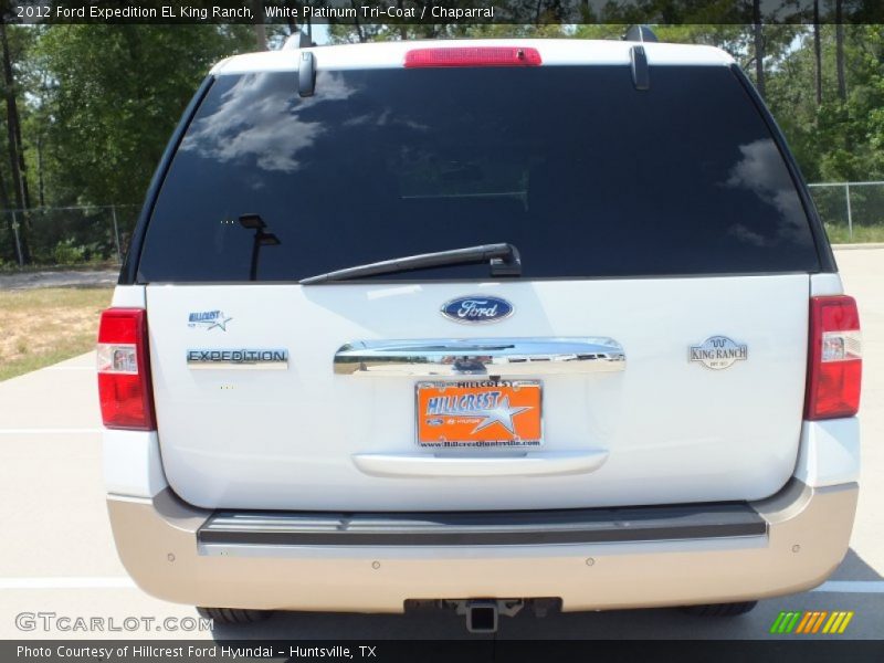 White Platinum Tri-Coat / Chaparral 2012 Ford Expedition EL King Ranch