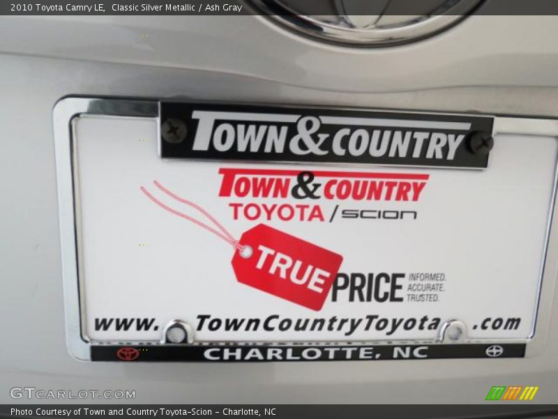 Classic Silver Metallic / Ash Gray 2010 Toyota Camry LE