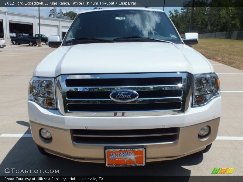 White Platinum Tri-Coat / Chaparral 2012 Ford Expedition EL King Ranch