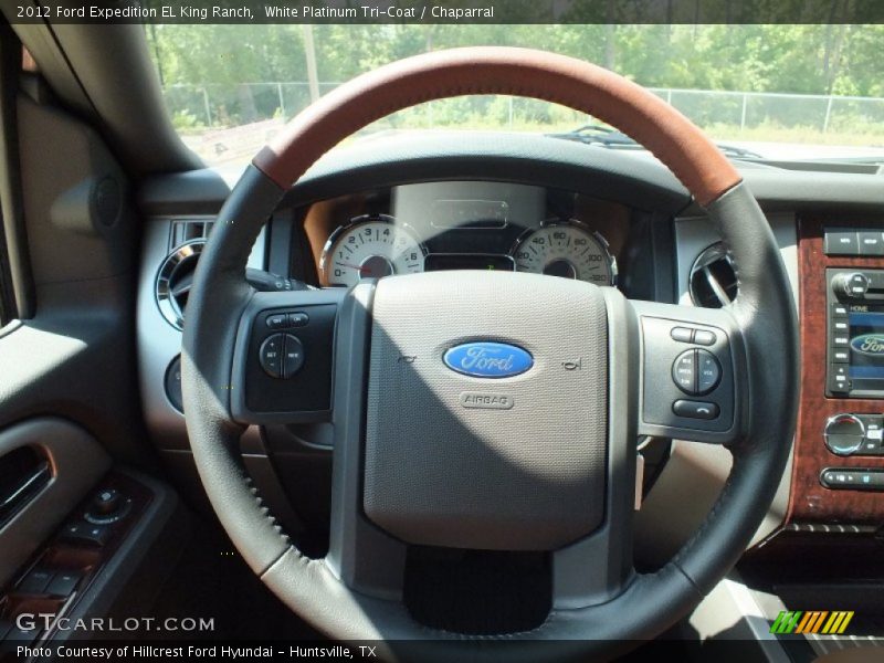 White Platinum Tri-Coat / Chaparral 2012 Ford Expedition EL King Ranch