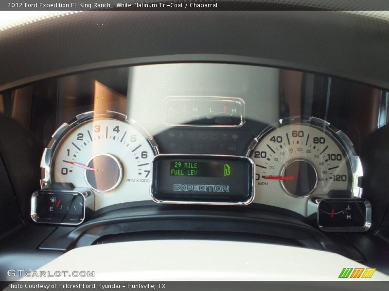 White Platinum Tri-Coat / Chaparral 2012 Ford Expedition EL King Ranch