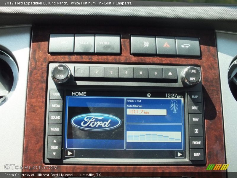 White Platinum Tri-Coat / Chaparral 2012 Ford Expedition EL King Ranch