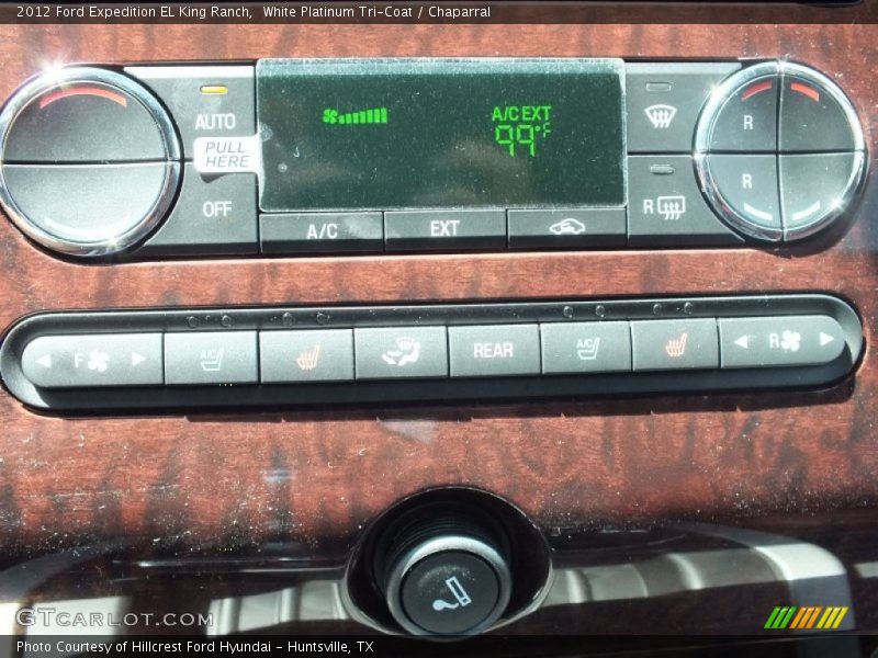 White Platinum Tri-Coat / Chaparral 2012 Ford Expedition EL King Ranch