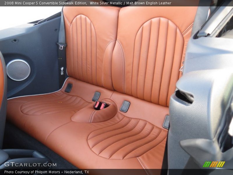  2008 Cooper S Convertible Sidewalk Edition Malt Brown English Leather Interior