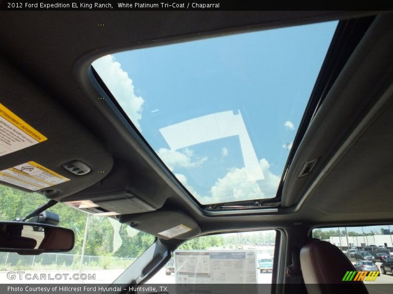 White Platinum Tri-Coat / Chaparral 2012 Ford Expedition EL King Ranch