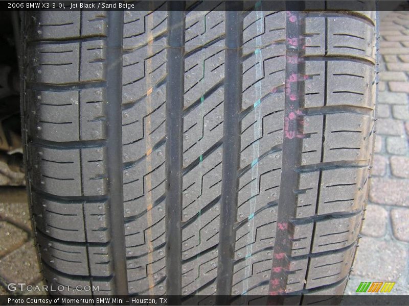 Jet Black / Sand Beige 2006 BMW X3 3.0i