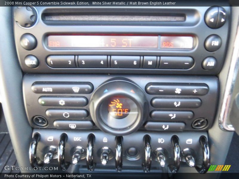 Controls of 2008 Cooper S Convertible Sidewalk Edition