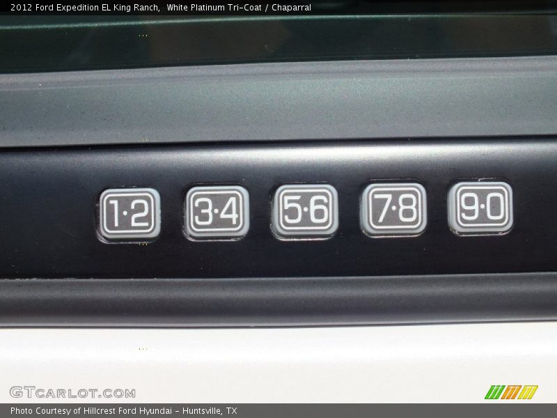 White Platinum Tri-Coat / Chaparral 2012 Ford Expedition EL King Ranch