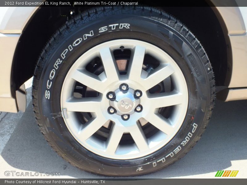 White Platinum Tri-Coat / Chaparral 2012 Ford Expedition EL King Ranch