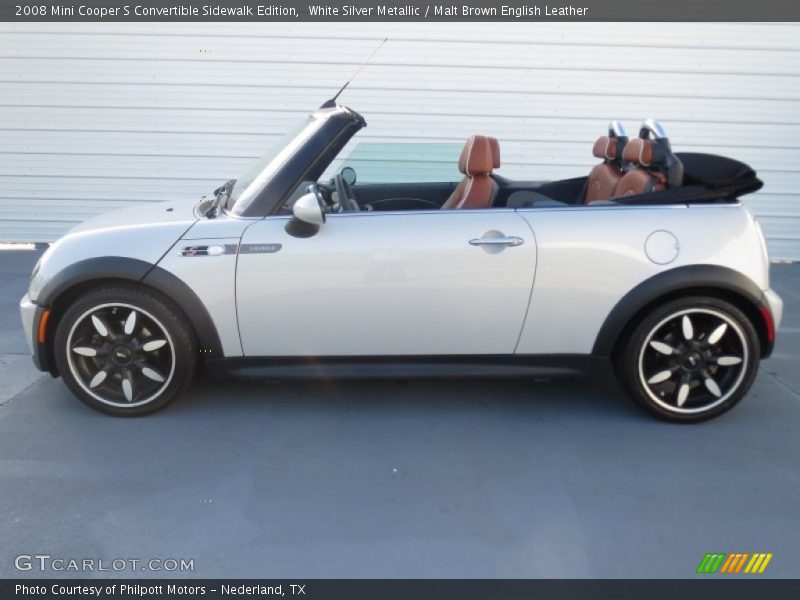  2008 Cooper S Convertible Sidewalk Edition White Silver Metallic