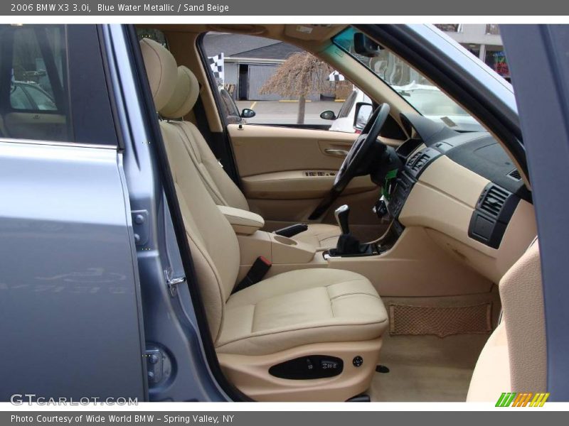Blue Water Metallic / Sand Beige 2006 BMW X3 3.0i