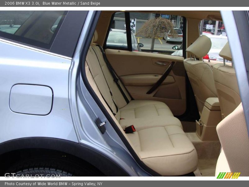 Blue Water Metallic / Sand Beige 2006 BMW X3 3.0i