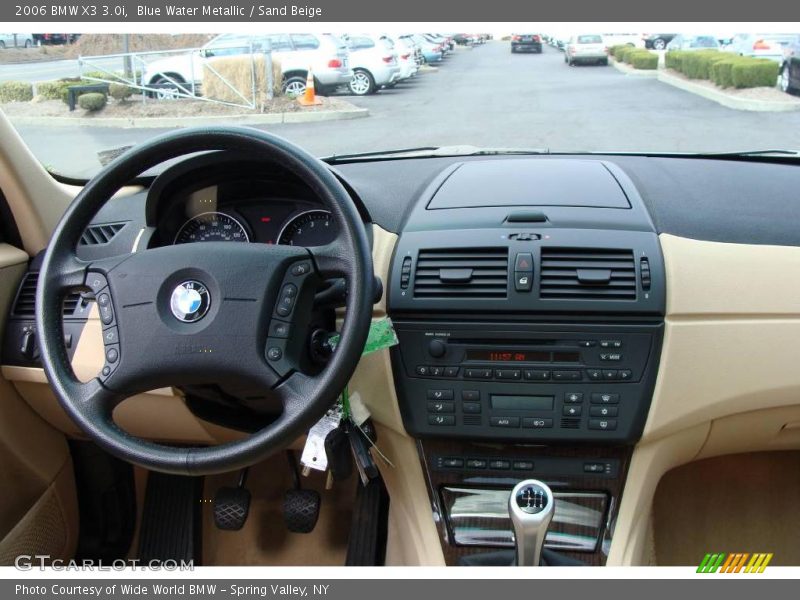 Blue Water Metallic / Sand Beige 2006 BMW X3 3.0i