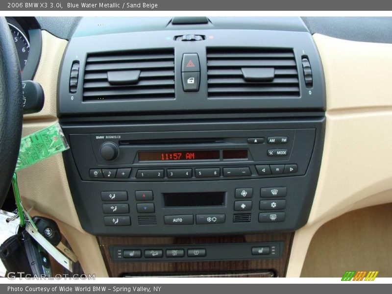 Blue Water Metallic / Sand Beige 2006 BMW X3 3.0i