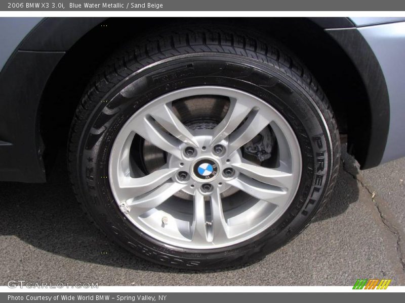 Blue Water Metallic / Sand Beige 2006 BMW X3 3.0i