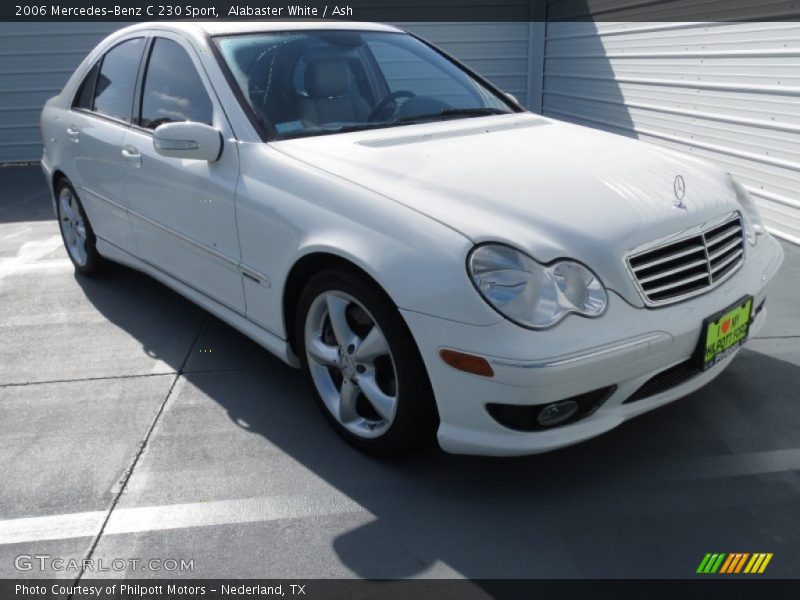 Alabaster White / Ash 2006 Mercedes-Benz C 230 Sport