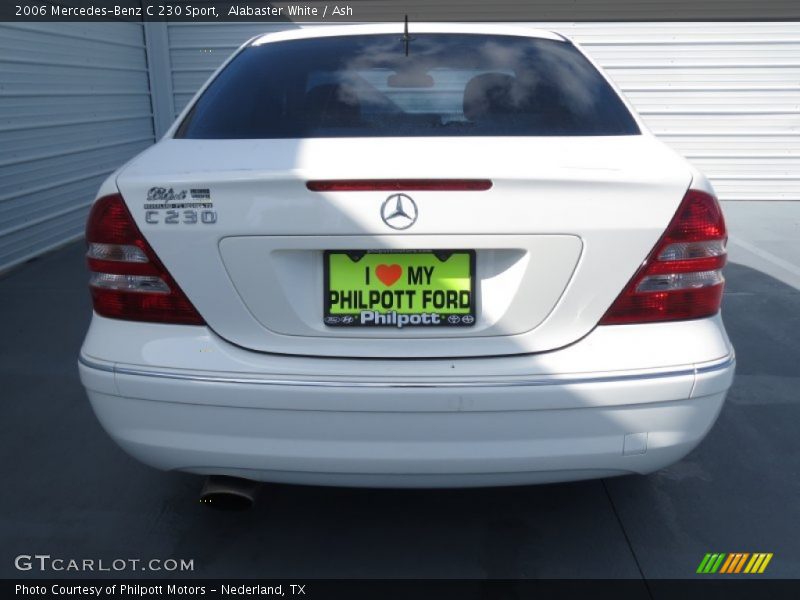Alabaster White / Ash 2006 Mercedes-Benz C 230 Sport