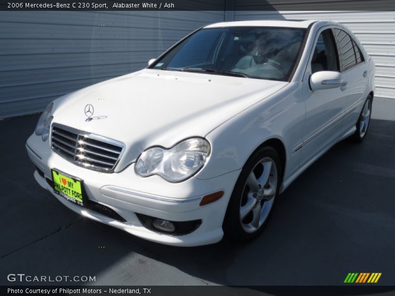 Alabaster White / Ash 2006 Mercedes-Benz C 230 Sport