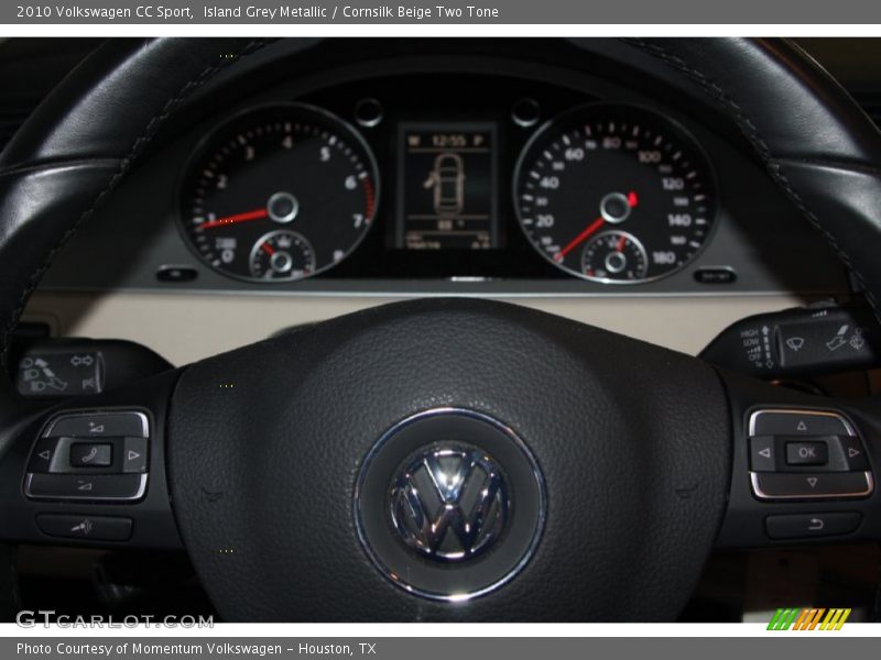 Island Grey Metallic / Cornsilk Beige Two Tone 2010 Volkswagen CC Sport