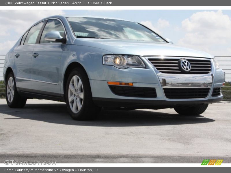 Arctic Blue Silver / Black 2008 Volkswagen Passat Turbo Sedan