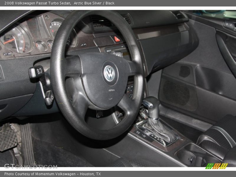 Arctic Blue Silver / Black 2008 Volkswagen Passat Turbo Sedan