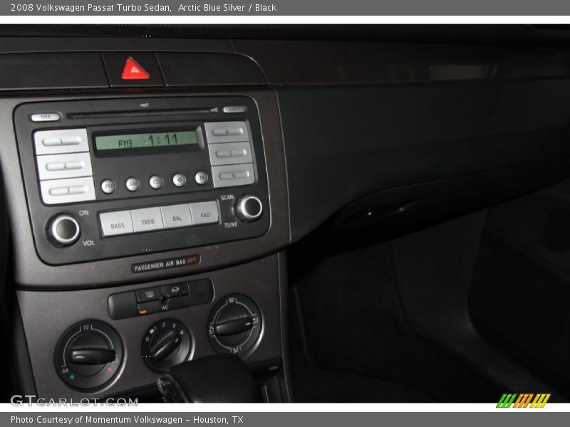 Arctic Blue Silver / Black 2008 Volkswagen Passat Turbo Sedan