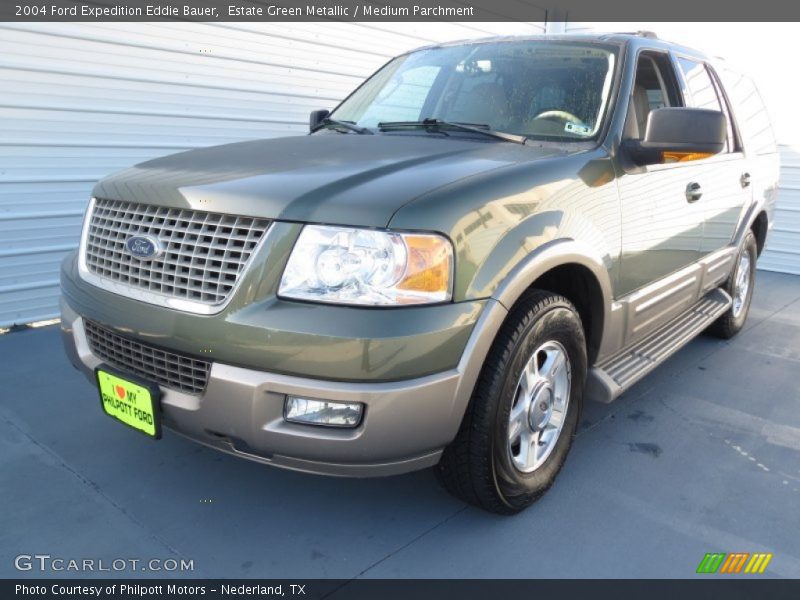 Estate Green Metallic / Medium Parchment 2004 Ford Expedition Eddie Bauer