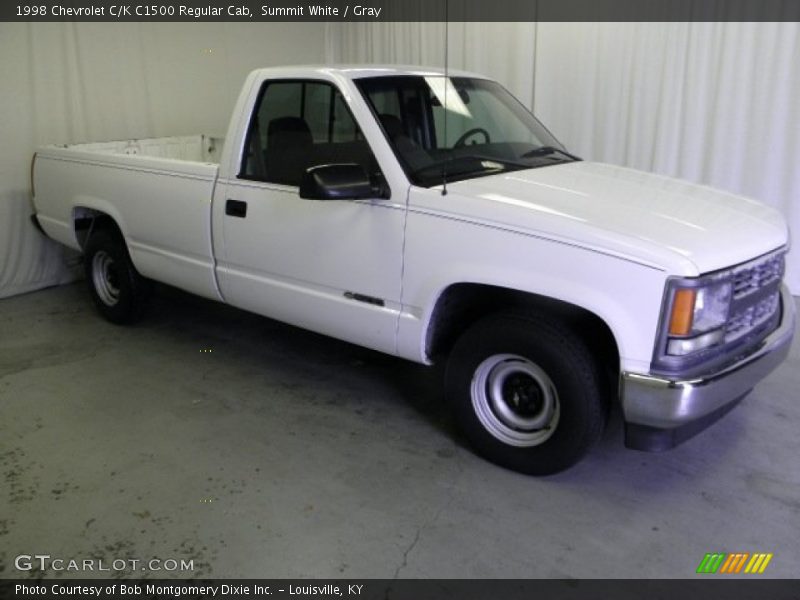 Summit White / Gray 1998 Chevrolet C/K C1500 Regular Cab