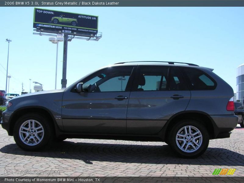 Stratus Grey Metallic / Black Dakota Leather 2006 BMW X5 3.0i