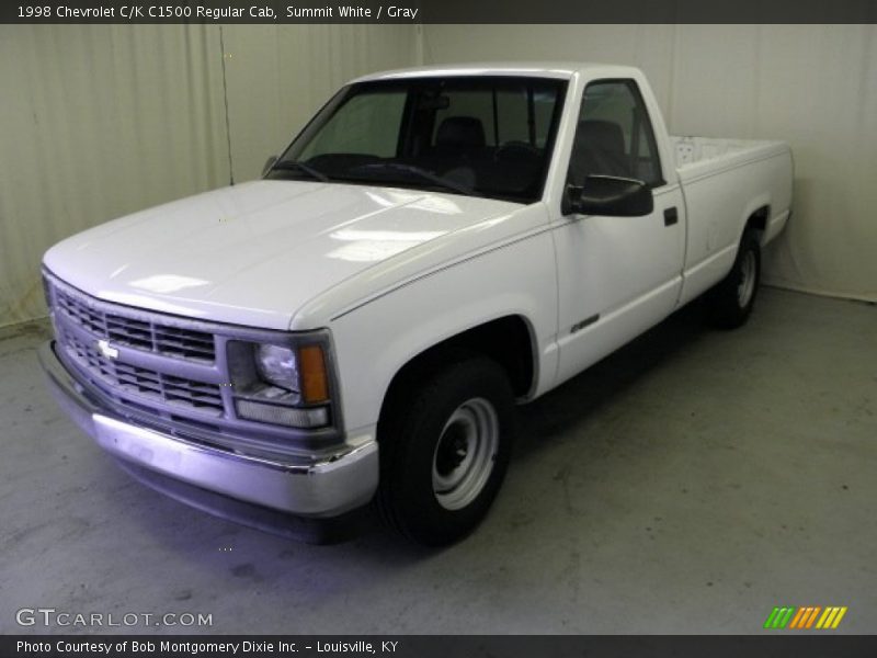 Summit White / Gray 1998 Chevrolet C/K C1500 Regular Cab