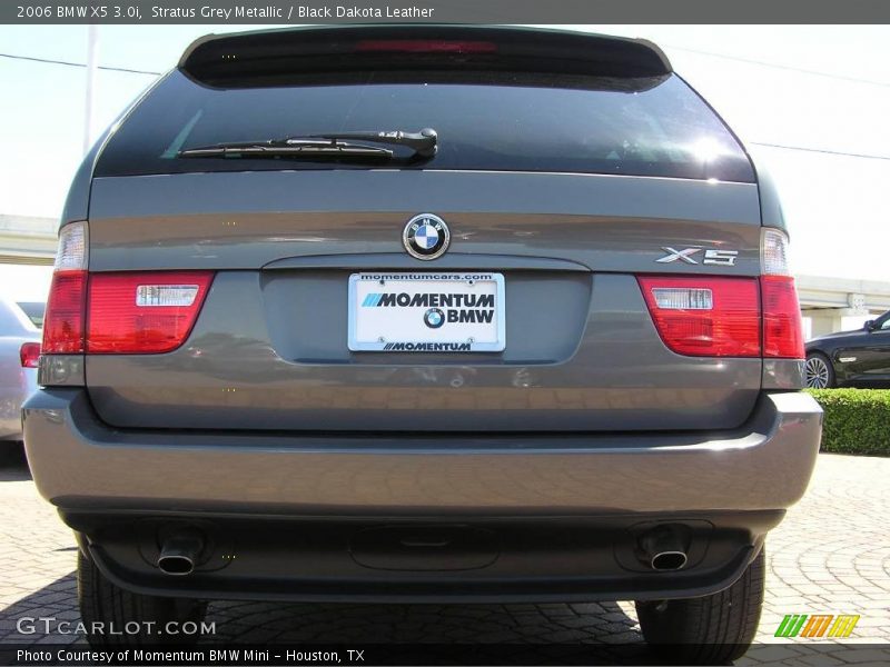 Stratus Grey Metallic / Black Dakota Leather 2006 BMW X5 3.0i