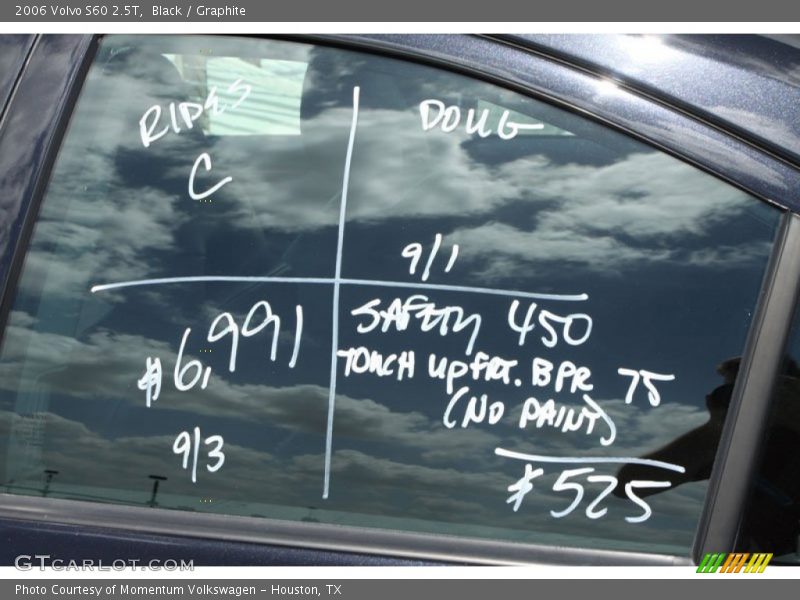 Black / Graphite 2006 Volvo S60 2.5T