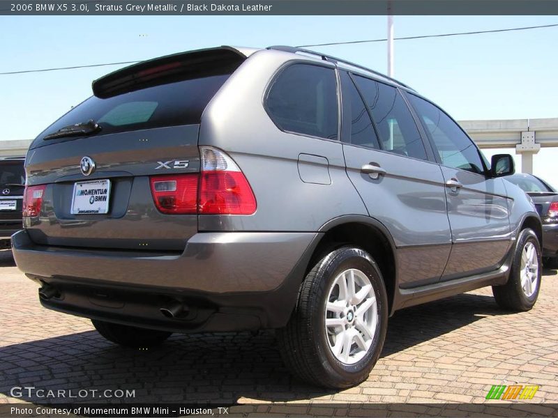 Stratus Grey Metallic / Black Dakota Leather 2006 BMW X5 3.0i