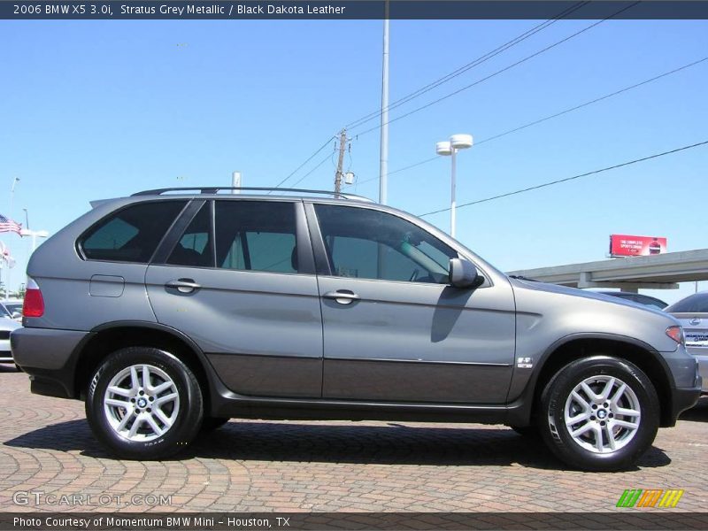 Stratus Grey Metallic / Black Dakota Leather 2006 BMW X5 3.0i