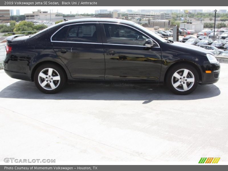 Black Uni / Anthracite 2009 Volkswagen Jetta SE Sedan