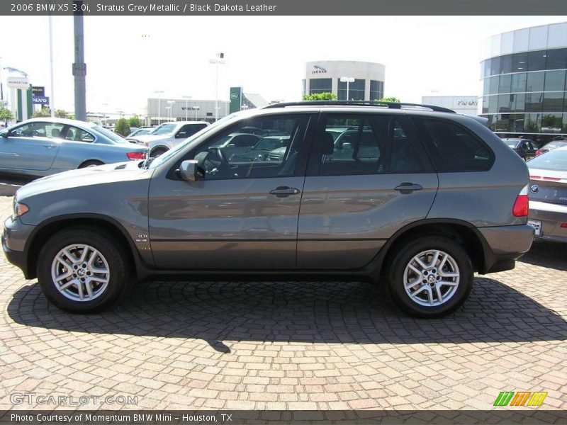 Stratus Grey Metallic / Black Dakota Leather 2006 BMW X5 3.0i