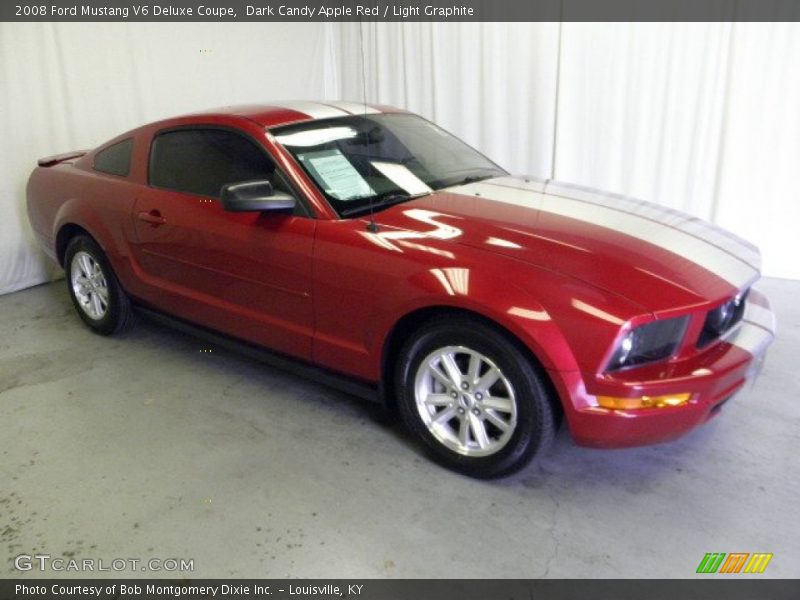 Front 3/4 View of 2008 Mustang V6 Deluxe Coupe