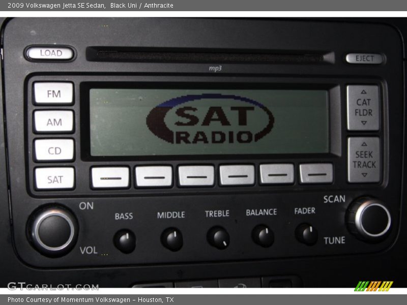 Black Uni / Anthracite 2009 Volkswagen Jetta SE Sedan