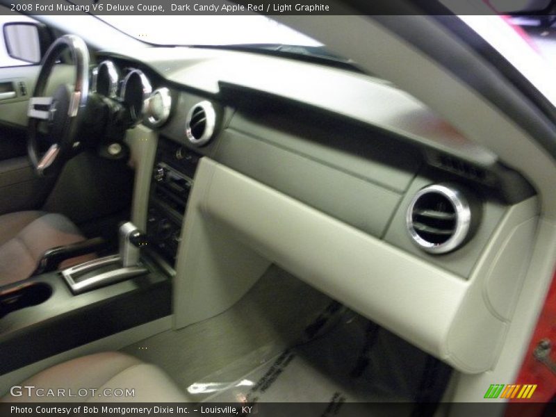 Dark Candy Apple Red / Light Graphite 2008 Ford Mustang V6 Deluxe Coupe