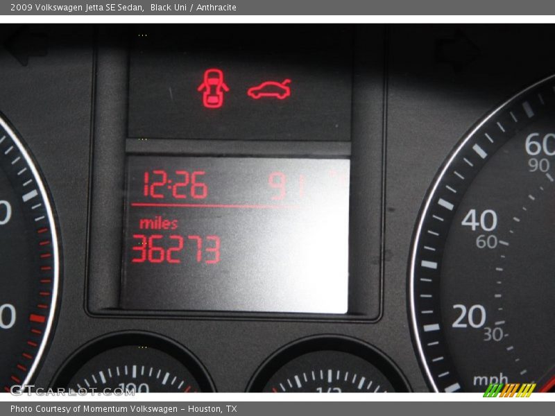 Black Uni / Anthracite 2009 Volkswagen Jetta SE Sedan