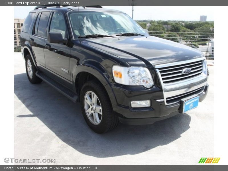Black / Black/Stone 2008 Ford Explorer XLT