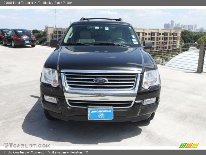 Black / Black/Stone 2008 Ford Explorer XLT