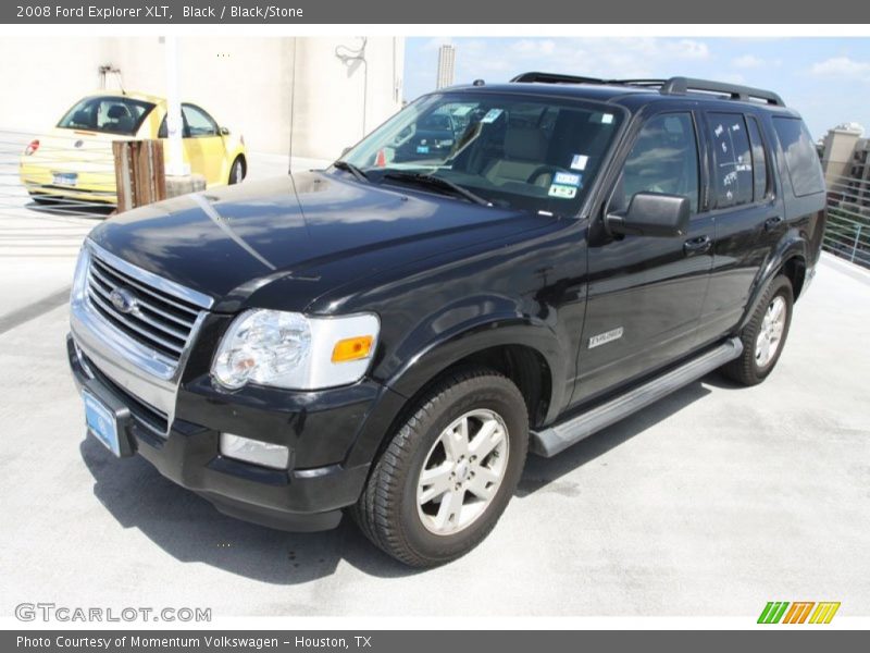 Black / Black/Stone 2008 Ford Explorer XLT
