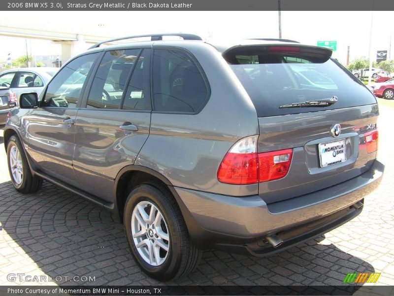 Stratus Grey Metallic / Black Dakota Leather 2006 BMW X5 3.0i