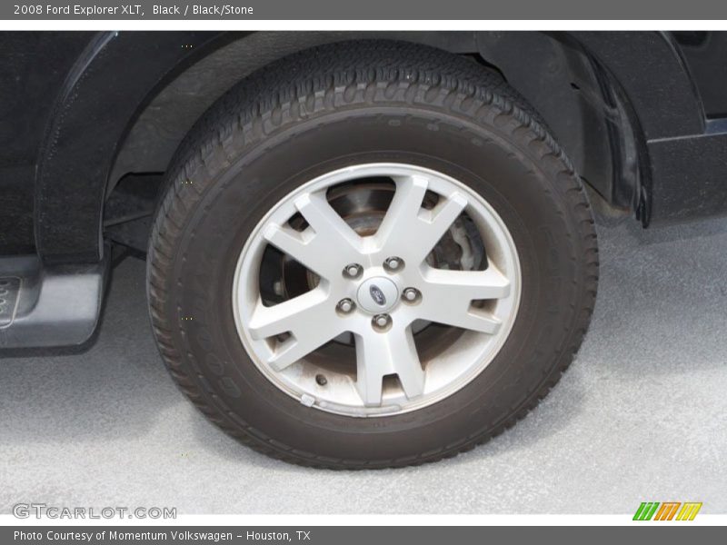 Black / Black/Stone 2008 Ford Explorer XLT