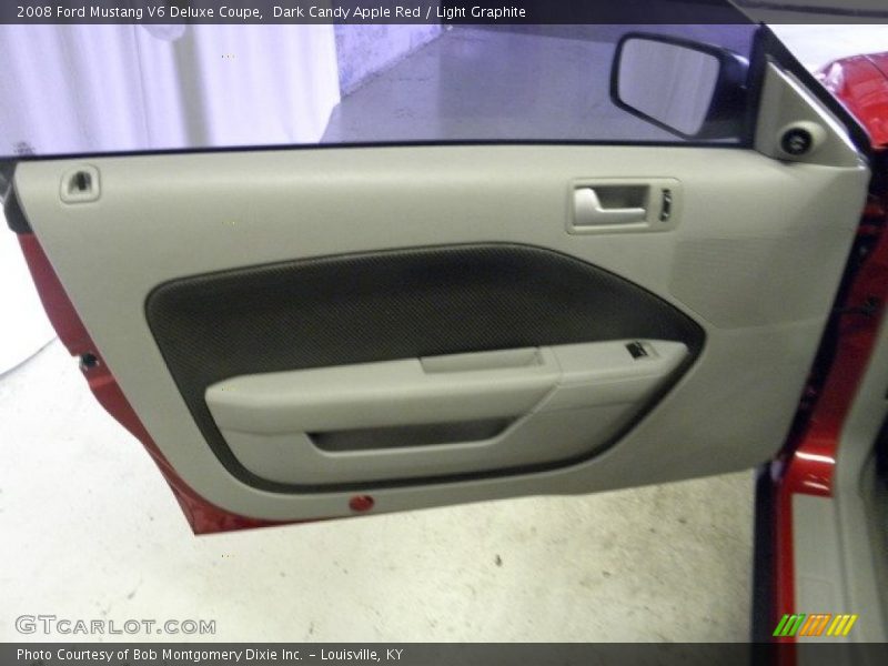 Dark Candy Apple Red / Light Graphite 2008 Ford Mustang V6 Deluxe Coupe