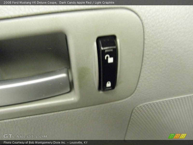 Dark Candy Apple Red / Light Graphite 2008 Ford Mustang V6 Deluxe Coupe