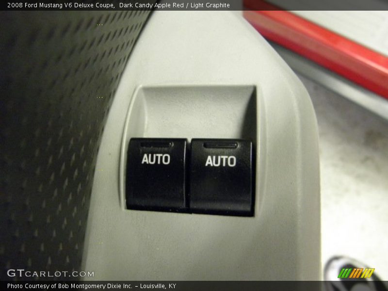 Dark Candy Apple Red / Light Graphite 2008 Ford Mustang V6 Deluxe Coupe