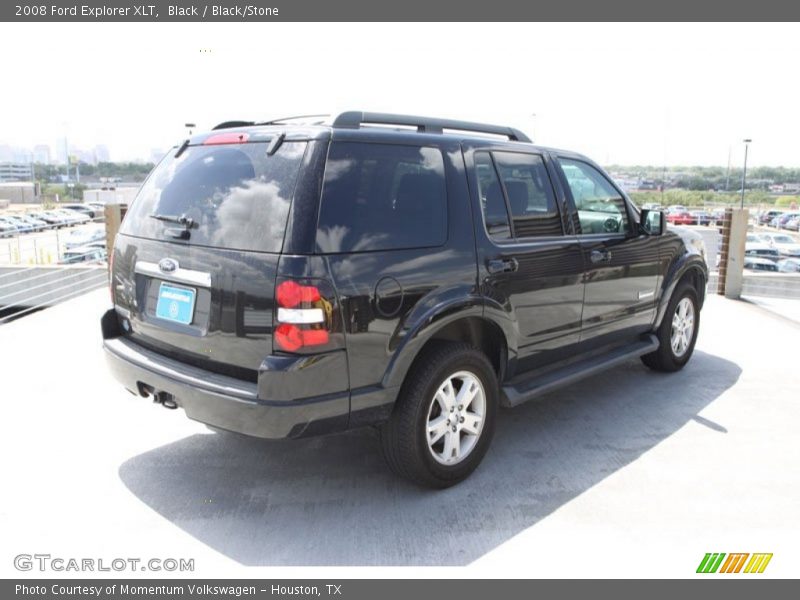 Black / Black/Stone 2008 Ford Explorer XLT